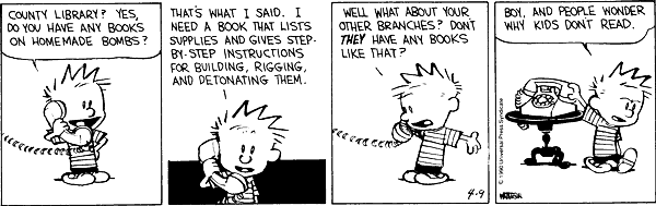 Calvin and the bomb