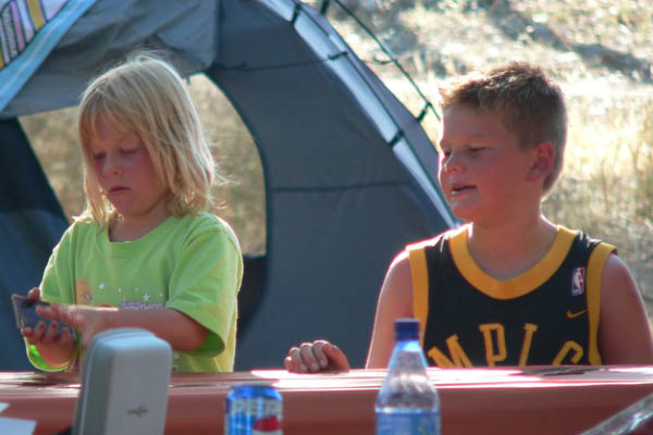 Nicholas continues to "teach" Katherine how to play Yu-gi-oh.