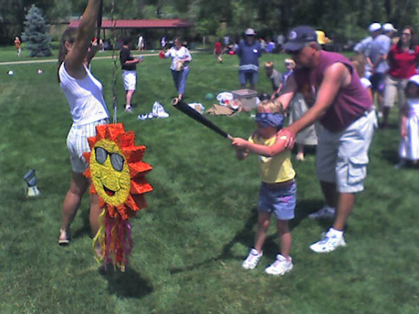 Katherine, a Church Picnic, and a Pinata