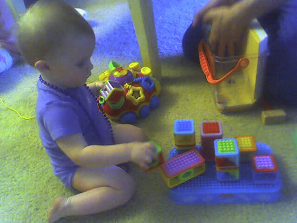 Some cool knobby brick things we got Kaylee.