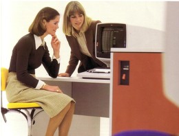 Pictures from an IBM 4331 brochure (1979)