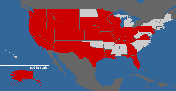 States I've visited